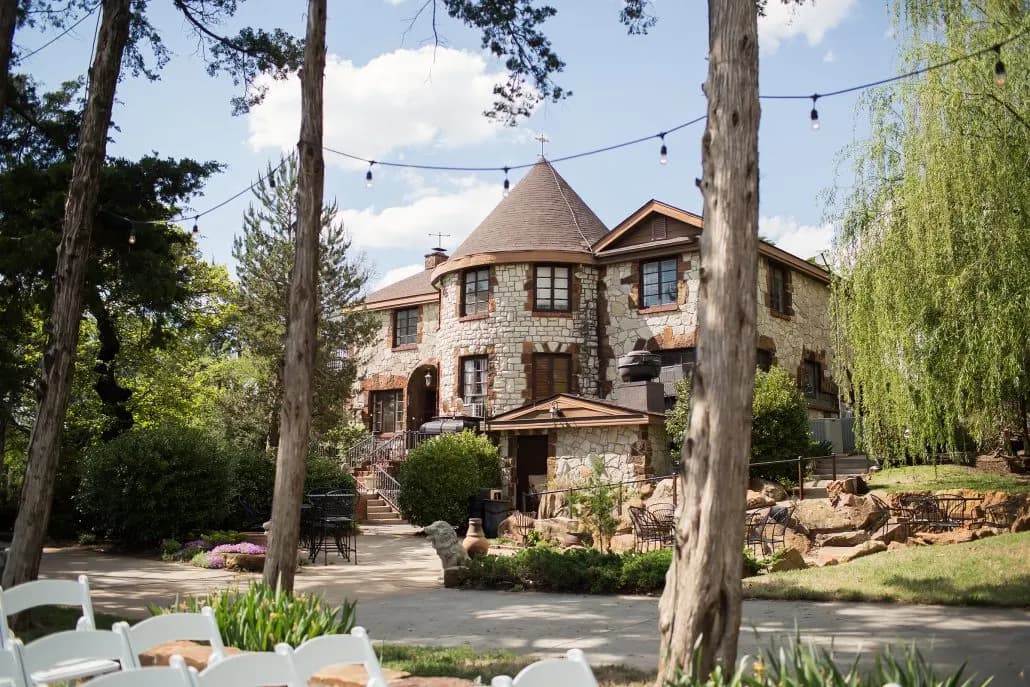 Castle Falls business background image