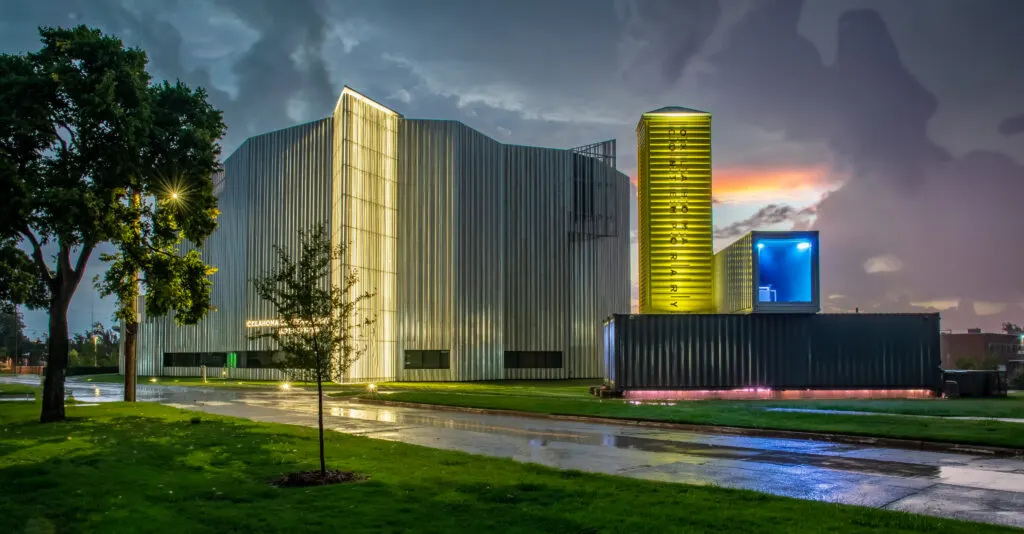 Oklahoma Contemporary Arts Center business background image